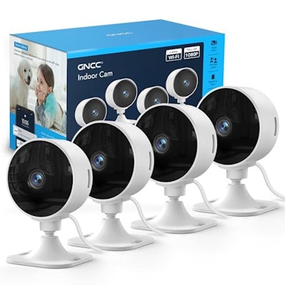 GNCC 1080p Indoor Security Camera 4-Pack for $36 + free shipping