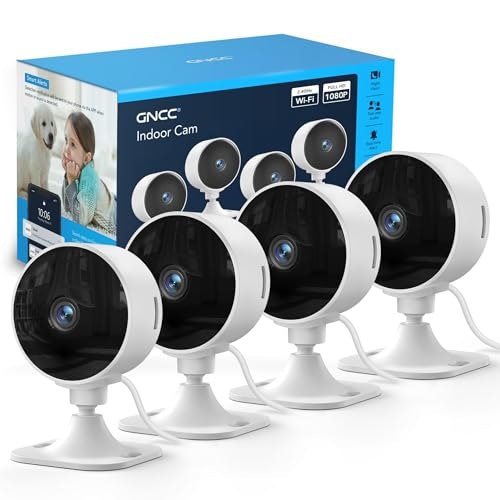 GNCC 1080p Indoor Security Camera 4-Pack: $35.99
