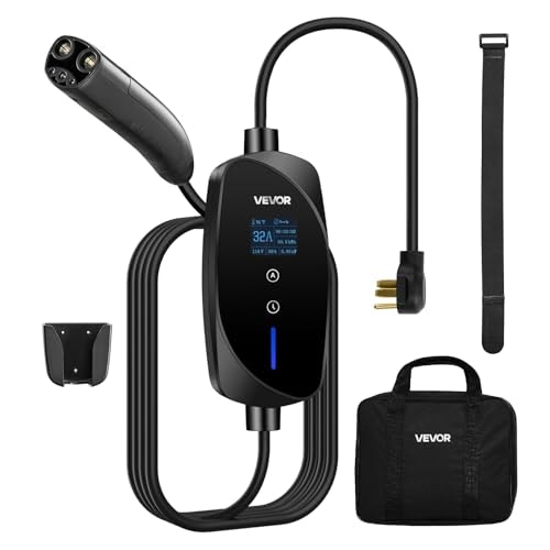 Vevor Level 2 32A Tesla NACS Portable EV Charger: $121.45