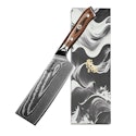 Soden 7" Damascus Steel Meat Cleaver Knife for $30 + free shipping w/ Prime