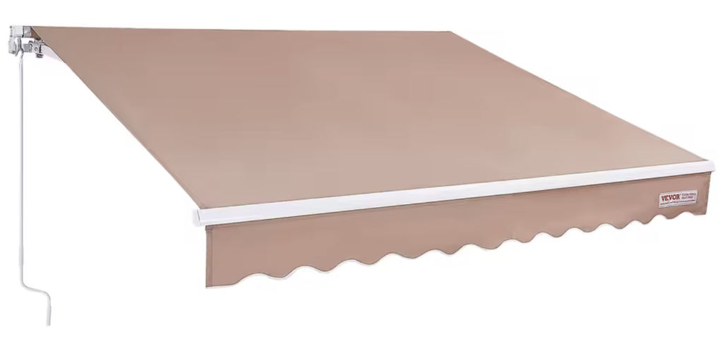SucceBuy 13x8-Foot Manual Retractable Awning: $143 SucceBuy 13x8-Foot Manual Retractable Awning: $143