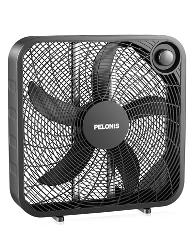 Pelonis 20-Inch 3-Speed Box Fan: $40.45 Pelonis 20-Inch 3-Speed Box Fan: $40.45