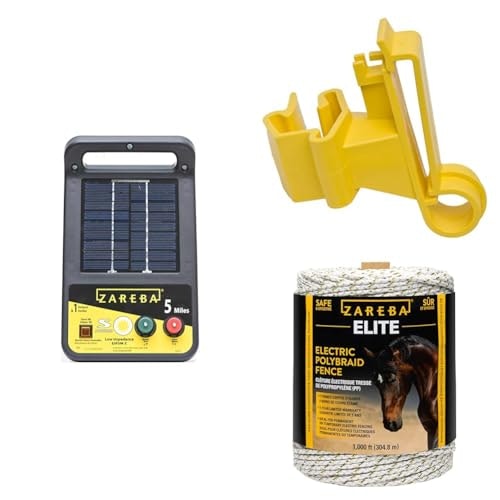 Zareba 5-Mile Solar Electric Fence Charger and Accessory Kit: $226.19