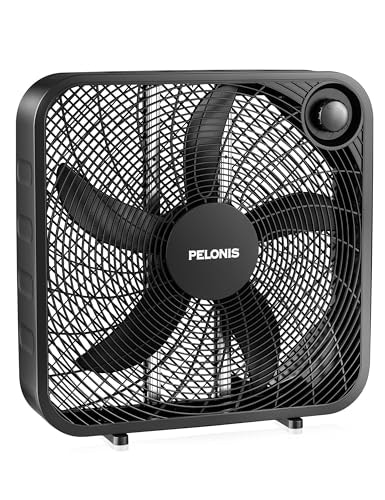 Pelonis 20-Inch 3-Speed Box Fan: $40.45