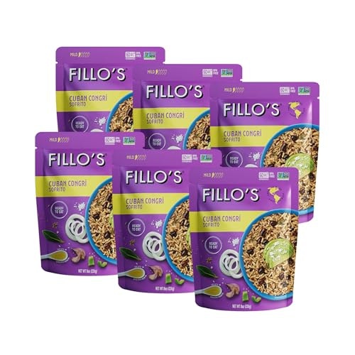 Fillo's Ready to Eat Cuban Congri Rice and Beans 8-oz. 6-Pack: $32.58
