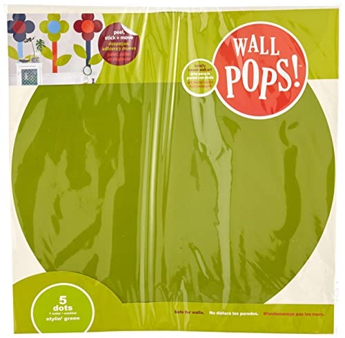 Brewster Home Fashions Wall Pops Green Dot Stickers 5-Pack: $4.56 Brewster Home Fashions Wall Pops Green Dot Stickers 5-Pack: $4.56