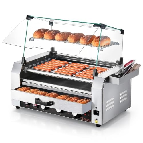 Vevor 7-Roller 18-Hot Dog Machine: $164.90