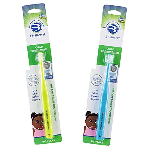 Brilliant Child Toddler Toothbrush 2-Pack: $12.81