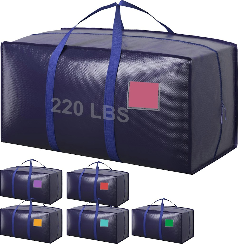 Heavy Duty 93L Moving Storage Bag 6-Pack: $22