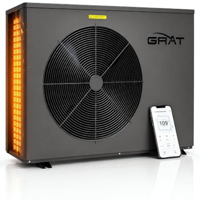 Grat 75,000 BTU Inverter Pool Heat Pump for $999 + free shipping