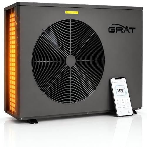 Grat 75,000 BTU Inverter Pool Heat Pump: $999