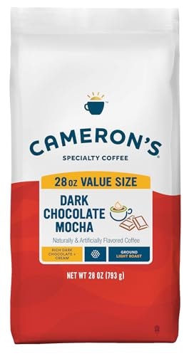 Cameron's Dark Chocolate Mocha Ground Coffee 28-oz. Bag: $12.29 Cameron's Dark Chocolate Mocha Ground Coffee 28-oz. Bag: $12.29
