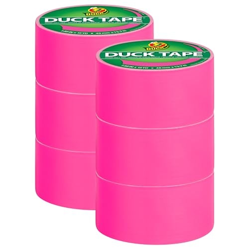 Duck Brand Neon Pink Duct Tape 1.88" x 15-Yard 6-Pack: $21 Duck Brand Neon Pink Duct Tape 1.88" x 15-Yard 6-Pack: $21