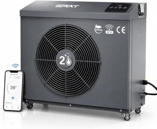 Grat 1.5HP Cold Plunge Tub Chiller: $599