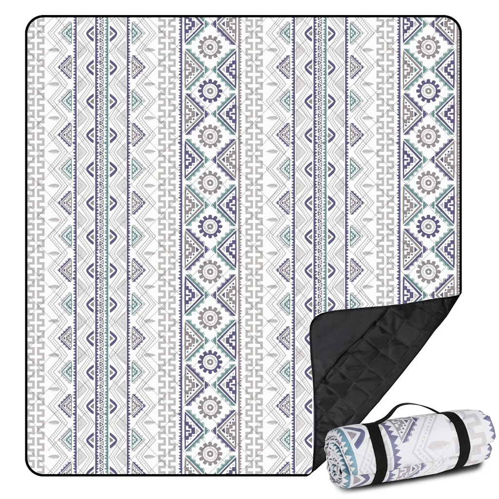 Airensky 79" x 83" 3-Layer Waterproof Picnic Blanket: $9.99