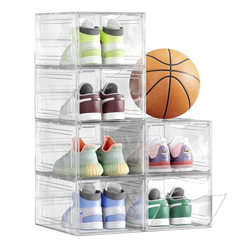 Songmics Clear Plastic Shoe Box 6-Pack: $27.53 Songmics Clear Plastic Shoe Box 6-Pack: $27.53