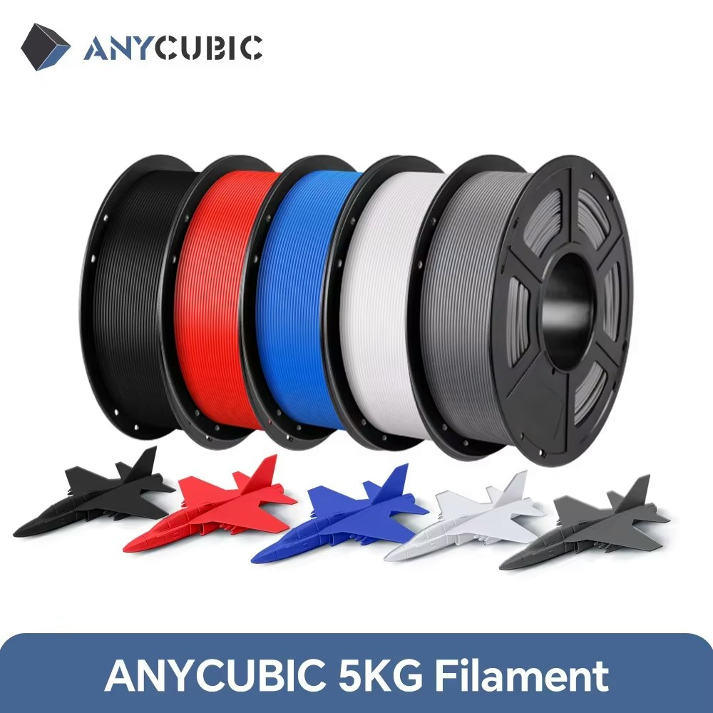 Anycubic PLA 1.75mm 5kg 3D Printer Filament for Kobra S1C & K3C: $33