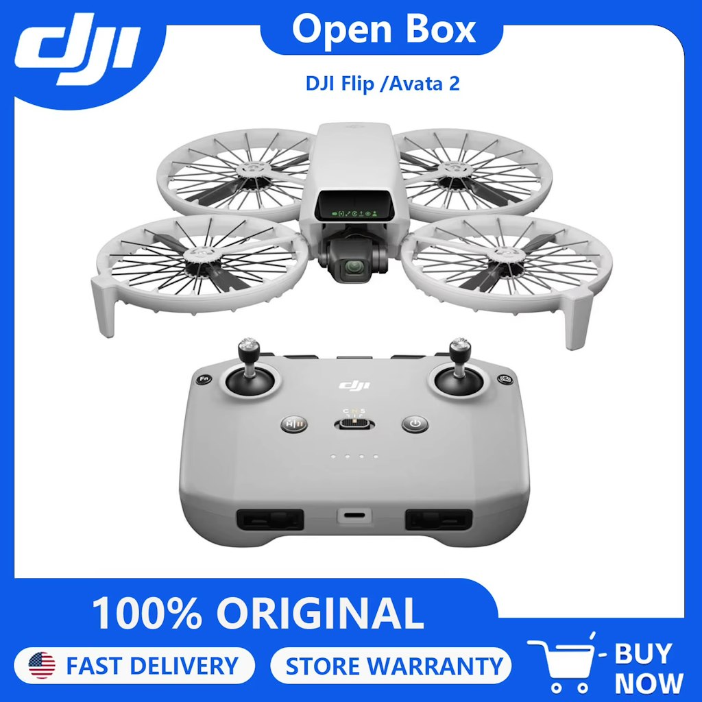 Open-Box DJI Flip Combo w/ Controller & 4K UHD Camera Drone: $409