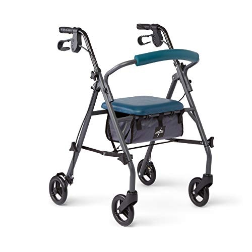 Medline 350-lb Capacity Steel Rollator Walker: $61.99 Medline 350-lb Capacity Steel Rollator Walker: $61.99