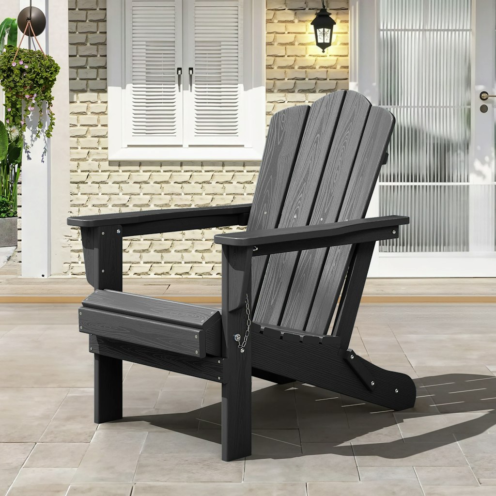 VOUA HDPE Stackable Adirondack Chair: $80