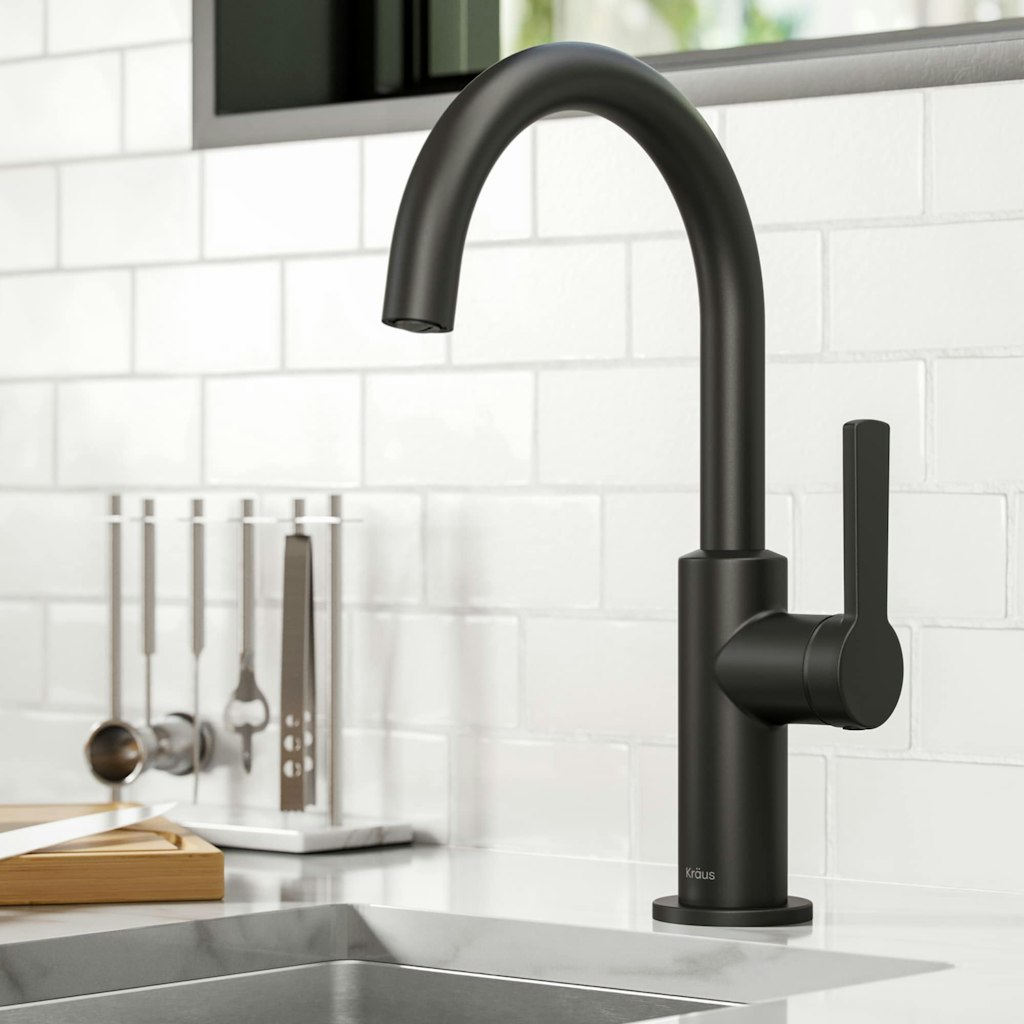 Kraus Oletto Single Handle Bar & Prep Kitchen Faucet: $130 Kraus Oletto Single Handle Bar & Prep Kitchen Faucet: $130