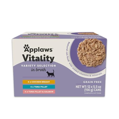Applaws Vitality Wet Cat Food 12-Pack 5.5-oz. Cans: $27.22