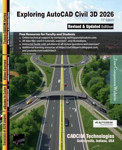 Exploring AutoCAD Civil 3D 2026 15th Edition: $46.47 Exploring AutoCAD Civil 3D 2026 15th Edition: $46.47