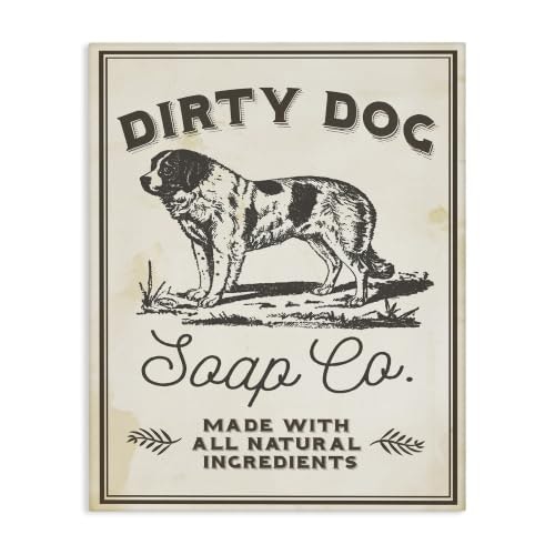 Stupell Industries Dirty Dog Soap Co Vintage Canvas Wall Art: $15.99 Stupell Industries Dirty Dog Soap Co Vintage Canvas Wall Art: $15.99
