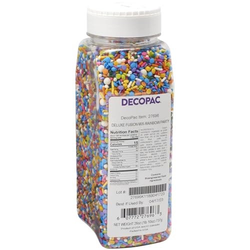 DecoPac Rainbow Party Fusion Mix Sprinkles 26-oz.: $16.73 DecoPac Rainbow Party Fusion Mix Sprinkles 26-oz.: $16.73