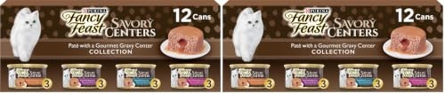 Fancy Feast Savory Centers Wet Cat Food Variety Pack 24-Pack: $64.35