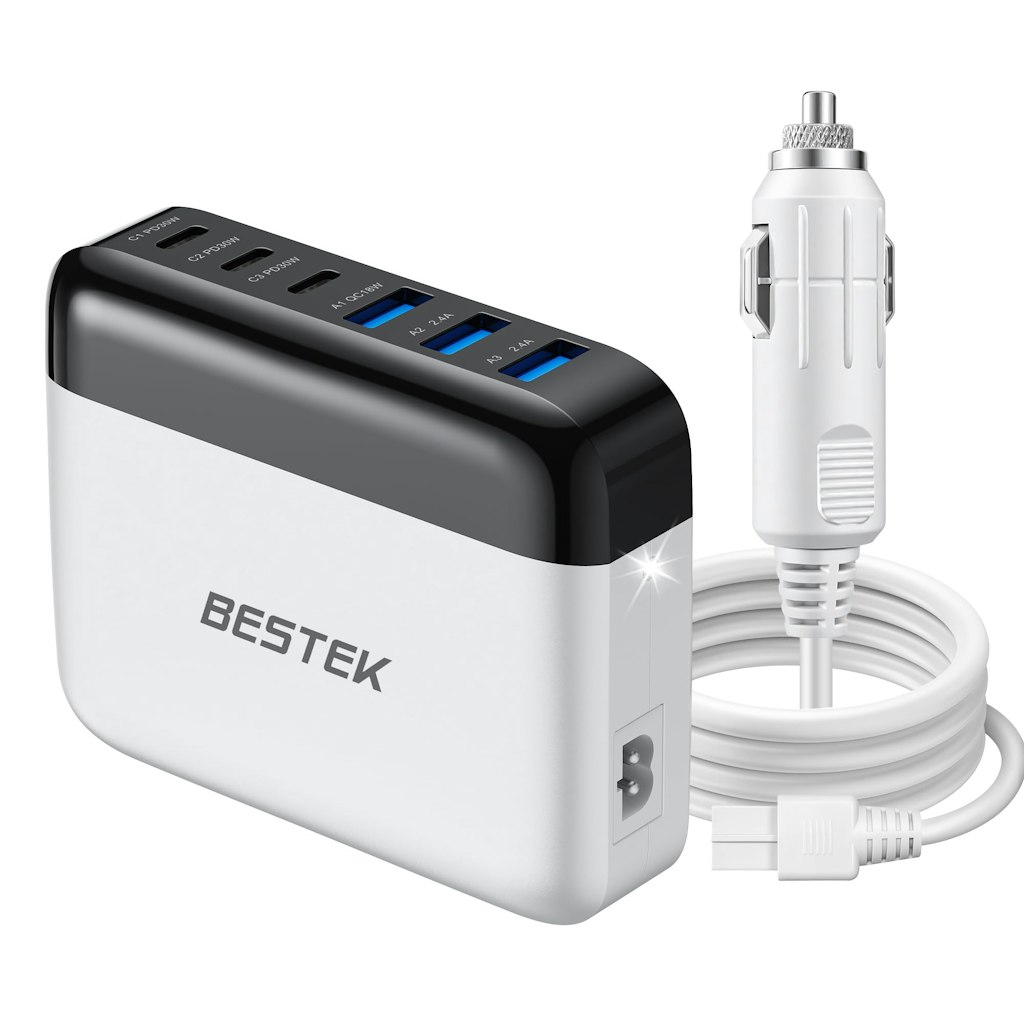 BESTEK 6-Port 125W USB Car Charger: $22 BESTEK 6-Port 125W USB Car Charger: $22
