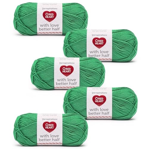 Red Heart With Love Better Half Yarn 5-Pack: $23.70 Red Heart With Love Better Half Yarn 5-Pack: $23.70
