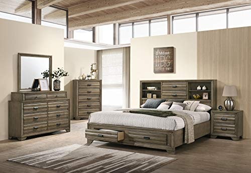 Roundhill Furniture Loiret King Wood Storage Bedroom Set: $1,999.99 Roundhill Furniture Loiret King Wood Storage Bedroom Set: $1,999.99