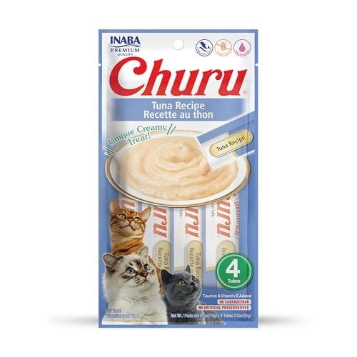 Inaba Churu Lickable Tuna Purée Cat Treats 4-Pack: $1.78 Inaba Churu Lickable Tuna Purée Cat Treats 4-Pack: $1.78
