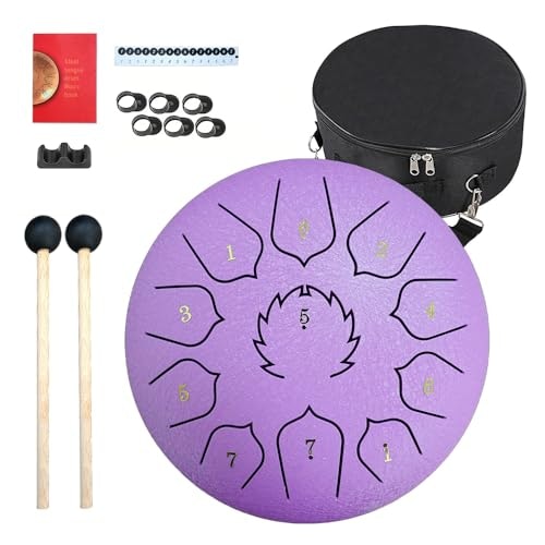 Dozzly 8-Inch 11-Note Steel Tongue Drum: $32.29 Dozzly 8-Inch 11-Note Steel Tongue Drum: $32.29