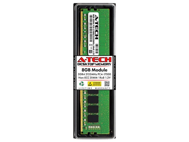 Micron 8GB DDR4 2133MHz Desktop RAM: $58.97