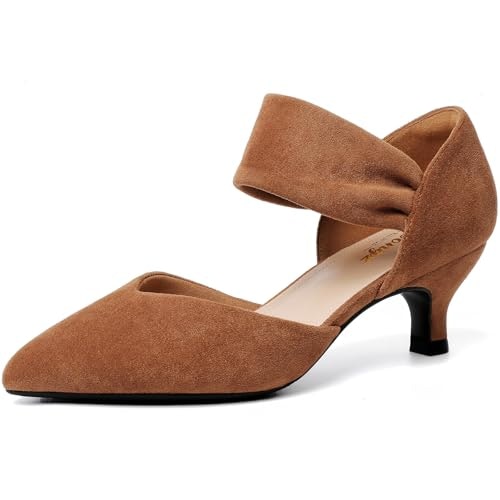 Ribongz Suede Kitten Heel Pumps: $30.59 Ribongz Suede Kitten Heel Pumps: $30.59