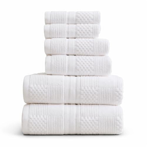Springtree Home 6-Piece Cotton Bath Towel Set: $29 Springtree Home 6-Piece Cotton Bath Towel Set: $29