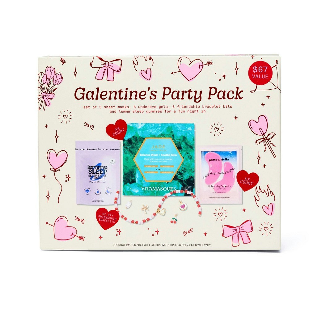 Galentine's Bath and Body Gift Set 5-Pack: $20