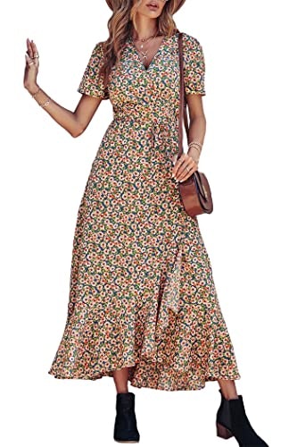 Prettygarden Women's Boho Floral Summer Maxi Dress: $42.49