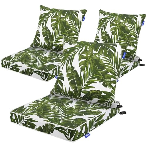 Infblue 24x24-inch Deep Seat and Back Patio Cushion 3-Set: $39.98 Infblue 24x24-inch Deep Seat and Back Patio Cushion 3-Set: $39.98