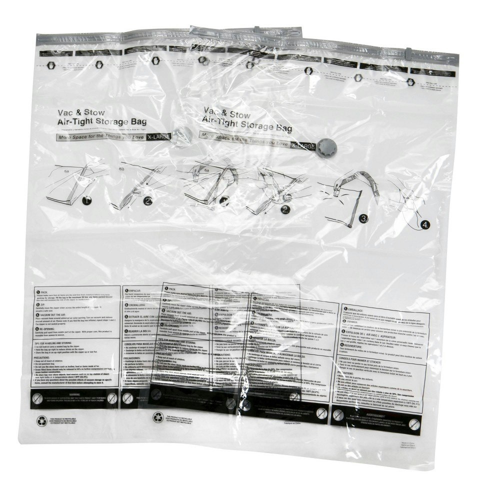 Laundry 360 Extra Large Vacuum Storage Bag 2-Pack: $12.59 Laundry 360 Extra Large Vacuum Storage Bag 2-Pack: $12.59