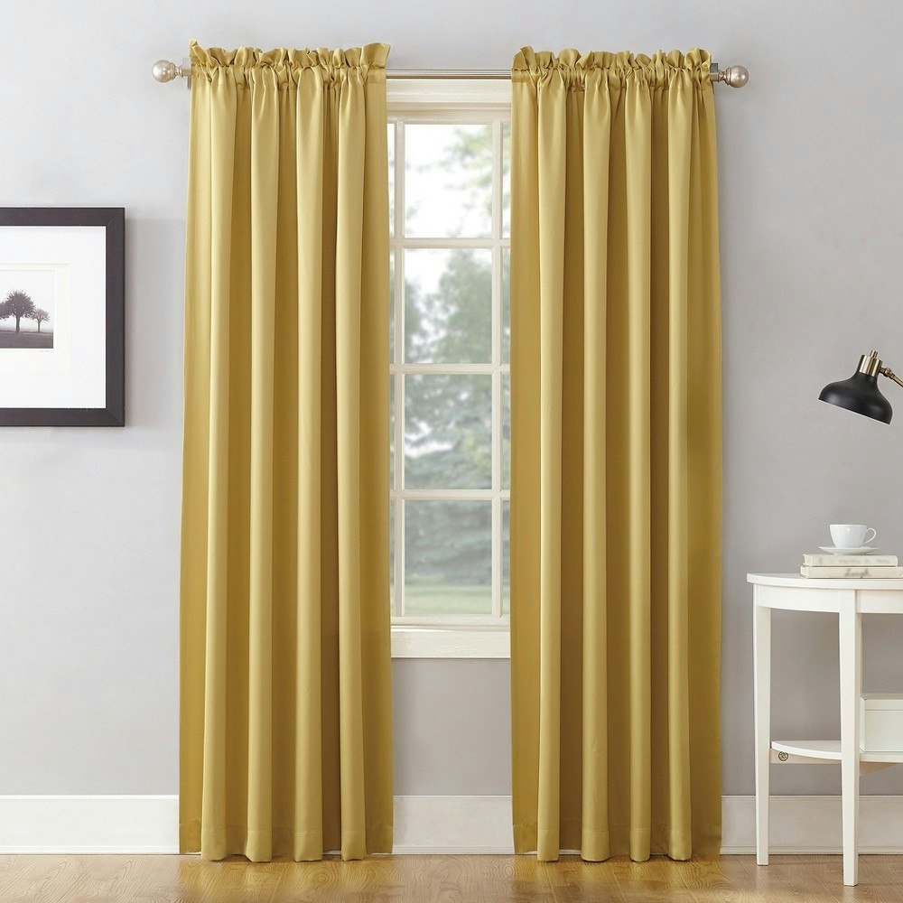 Sun Zero 54"x84" Seymour Rod Pocket Curtain Panel: $19.99 Sun Zero 54"x84" Seymour Rod Pocket Curtain Panel: $19.99