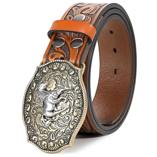 Beltroad Western Leather Buckle Belt: $19.99 Beltroad Western Leather Buckle Belt: $19.99