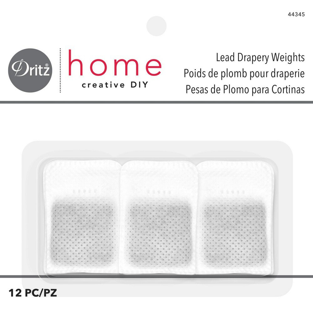 Dritz Home Covered Drapery Weights 12-Pack: $13.29 Dritz Home Covered Drapery Weights 12-Pack: $13.29