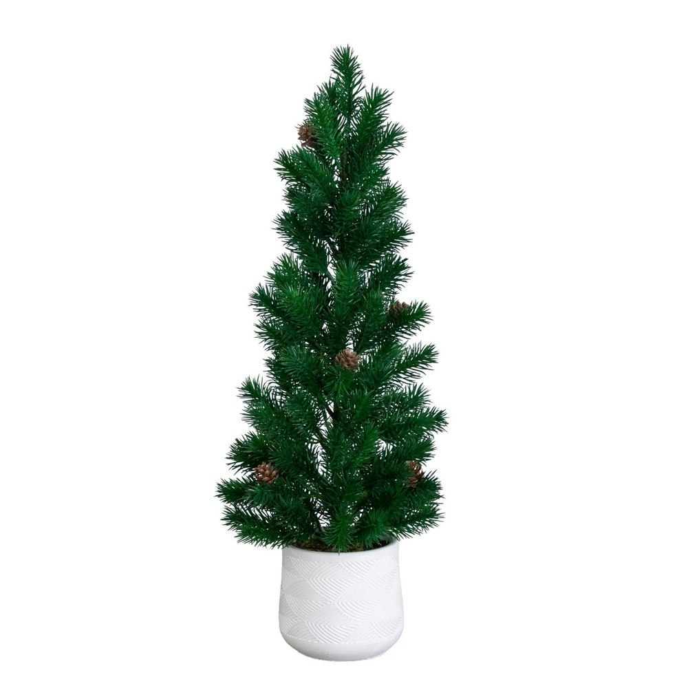 Nearly Natural 20-inch Artificial Christmas Tree with Pinecones: $31.99 Nearly Natural 20-inch Artificial Christmas Tree with Pinecones: $31.99