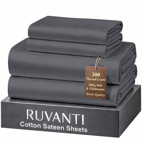 Ruvanti Queen Size Cotton Sateen Sheets: $46.88 Ruvanti Queen Size Cotton Sateen Sheets: $46.88