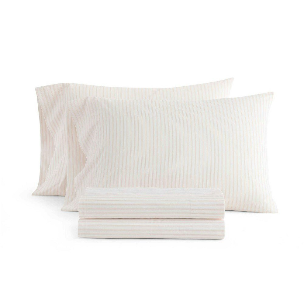 Martha Stewart Twin Ticking Stripe Sheet Set: $59.99 Martha Stewart Twin Ticking Stripe Sheet Set: $59.99