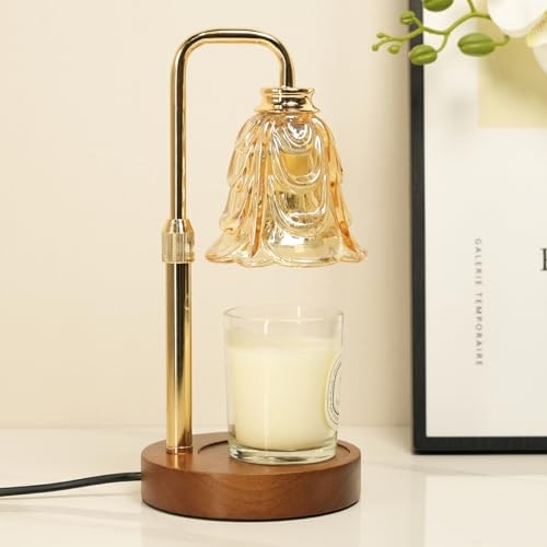 SupBri Tulip Glass Candle Warmer Lamp with Timer: $20.39 SupBri Tulip Glass Candle Warmer Lamp with Timer: $20.39