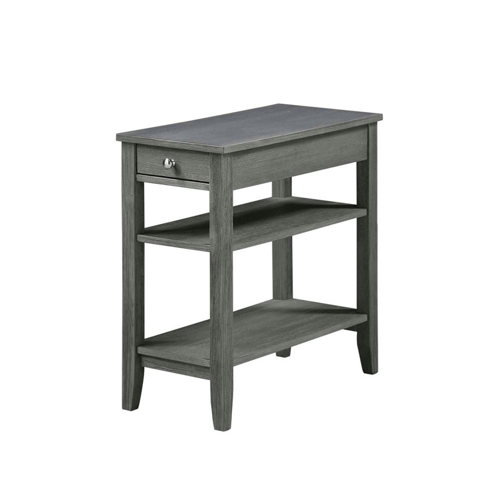 American Heritage 3-Tier End Table with Drawer: $84.99 American Heritage 3-Tier End Table with Drawer: $84.99